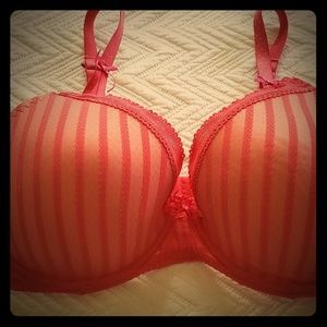 Betsey Johnson Bra Size 36DD Hot Pink